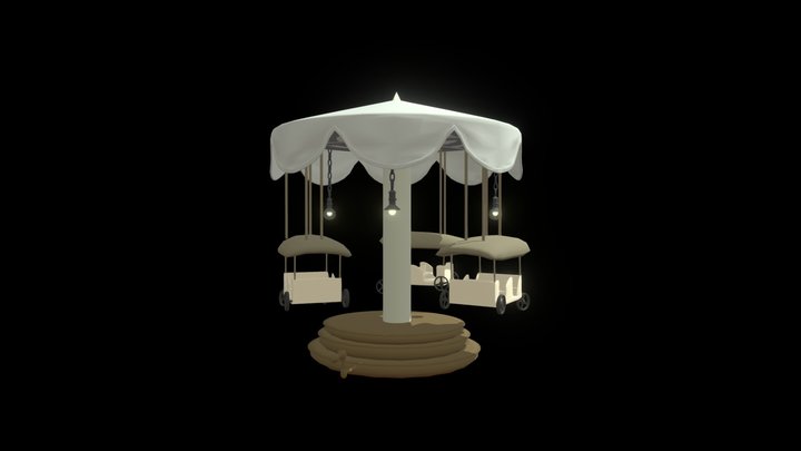 Toy Carriage 3D Model
