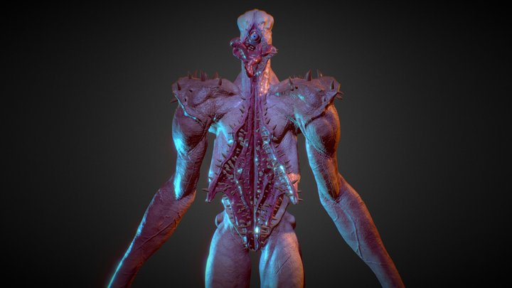 Creature concept 01 3D Model