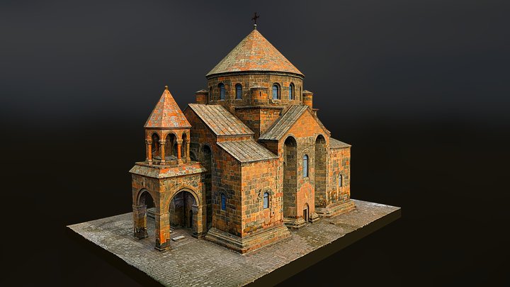Saint Hripsime Church 3D Model