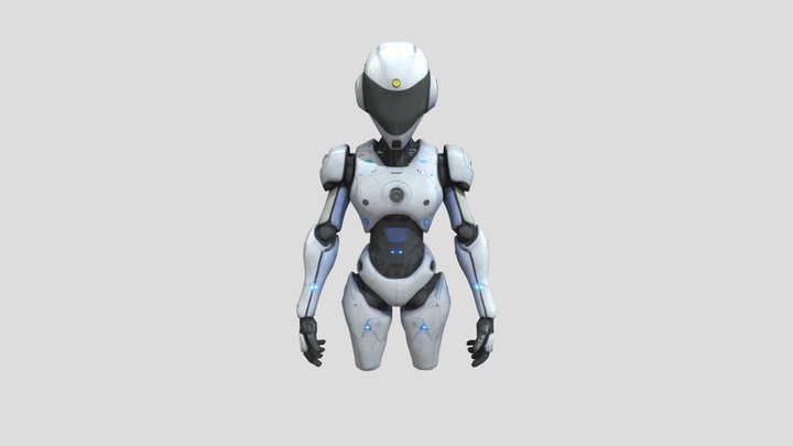 Hovering Police Bot – Modello 3D gratuito STL