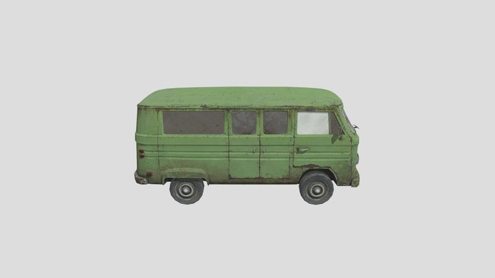 bus car 3D Model