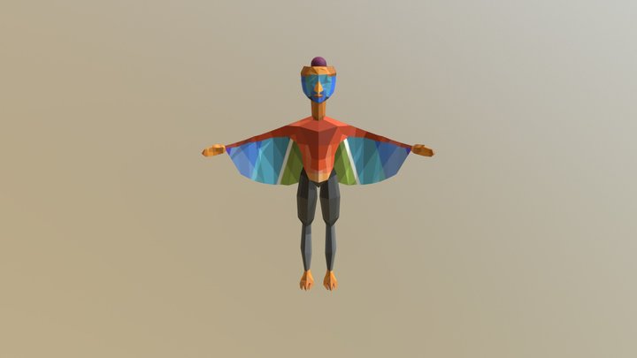 Eagle Man 3D Model
