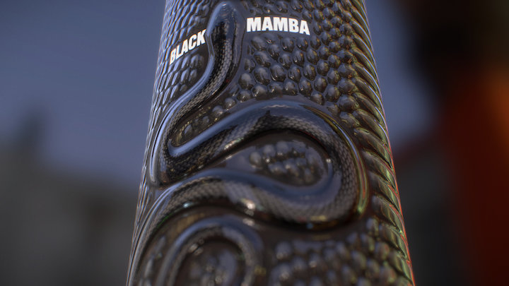Black Mamba perfume 3D Model