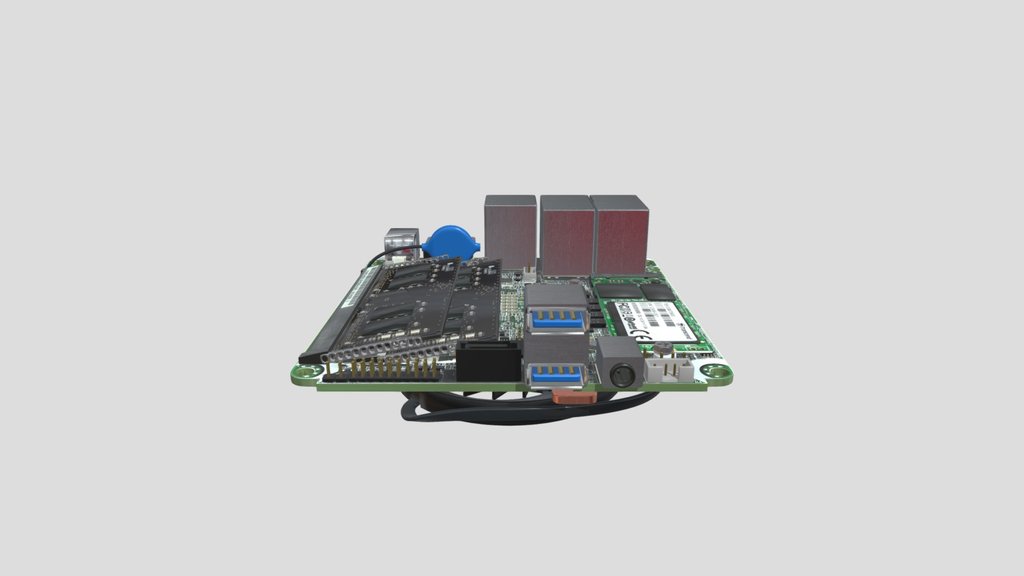 Asrock Industrial Motherboard 4x4 V1000m