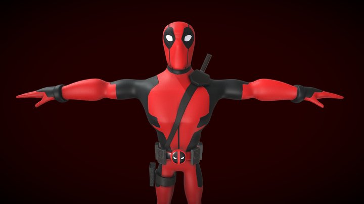 Disney Infinity - Deadpool 3D Model