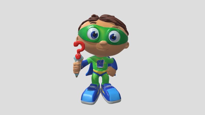 Super Why 3D Model
