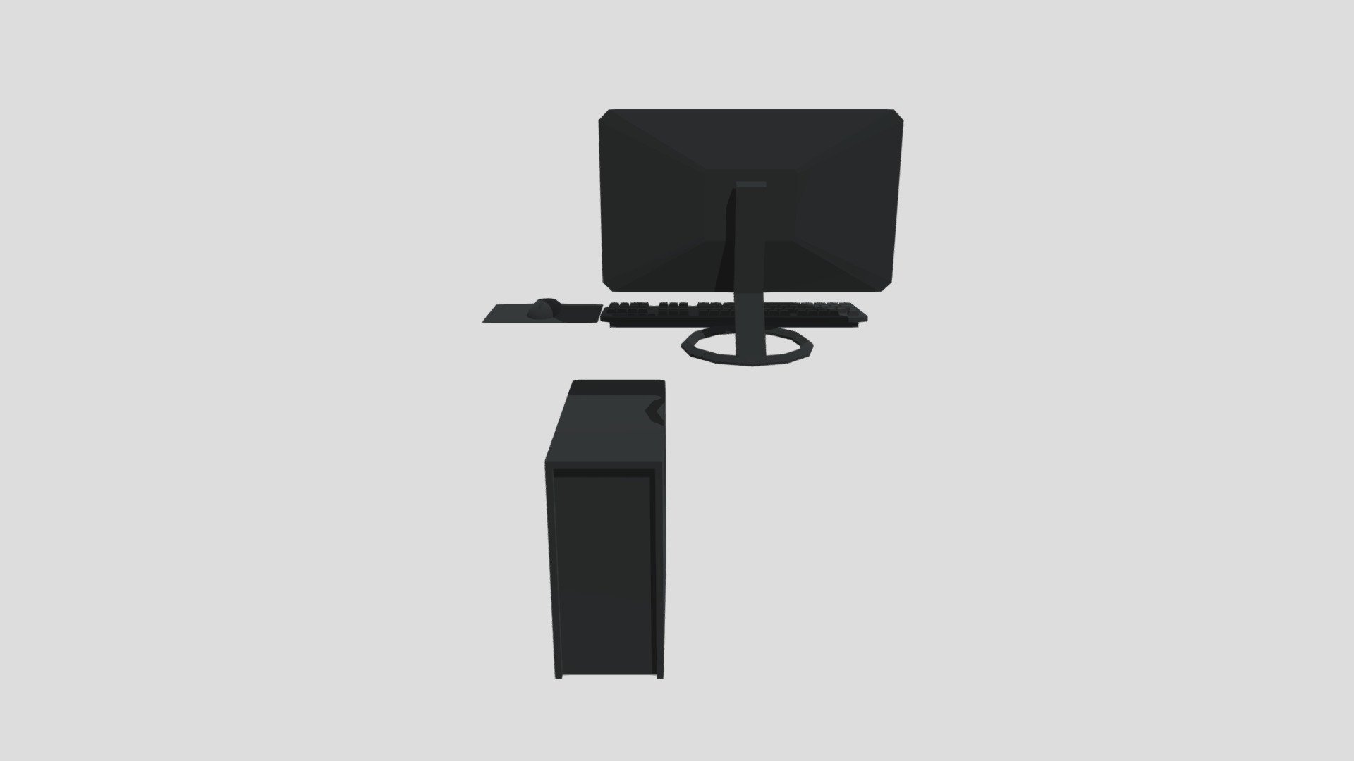 Low poly PC Computer - Download Free 3D model by StillSpook19 [19046d1 ...