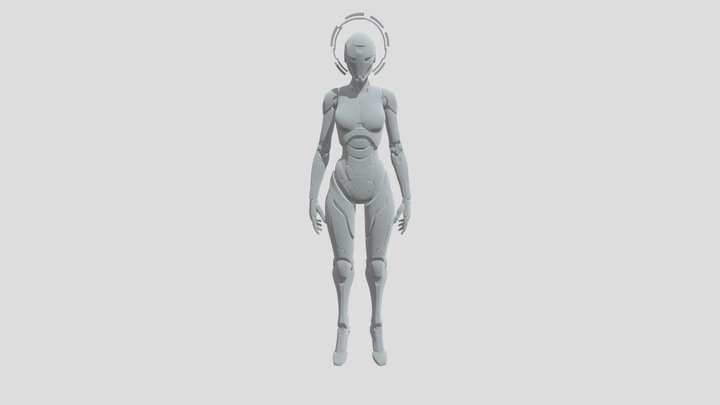 Haloed Sentinel 3D Model