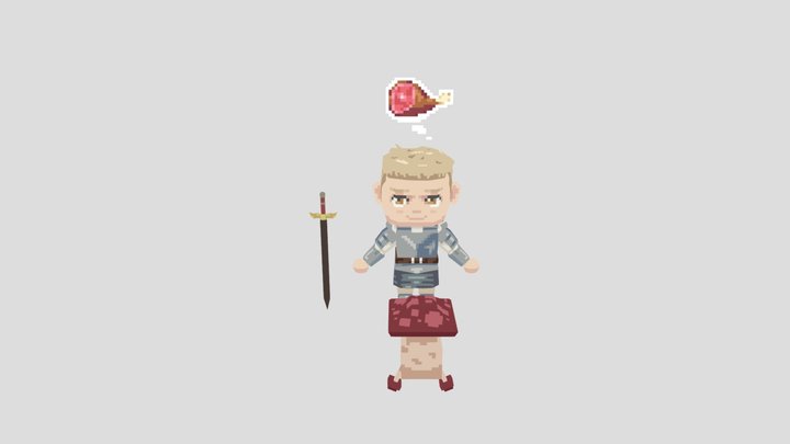 Lowpoly Laios 3D Model