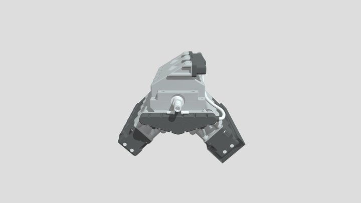 V10 Engine 3D Model