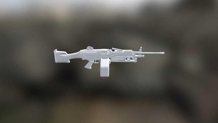 M249 3D Model