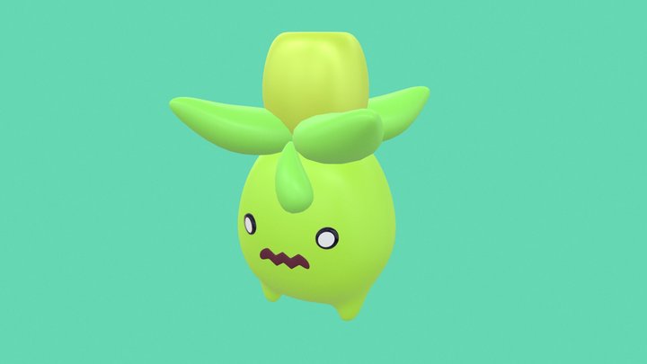 New Pokemon Smoliv 3D Model