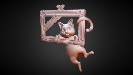 Mona Cat - Featured exclusive cat 3D Model
