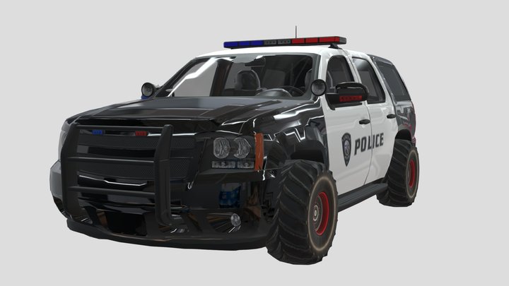 Chevrolet Tahoe Police 3D Model