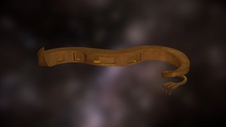 Rusty Spacebar 3D Model