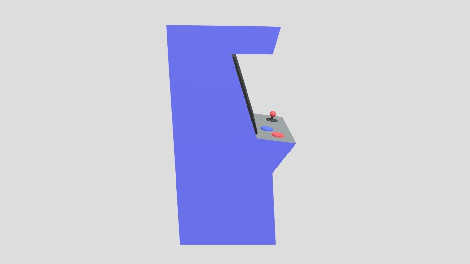 Generic low-poly arcade cabinet