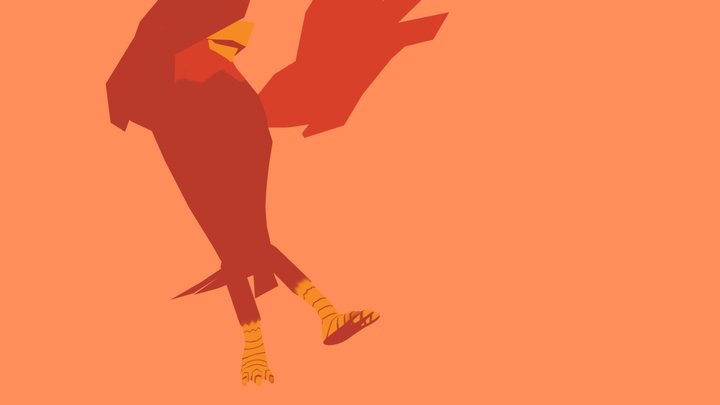 AGUILA DANZANTE / DANCING EAGLE 3D Model