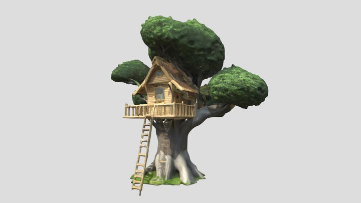Tree House Design Sketchup 909 Tree Sketchup Model Free Download