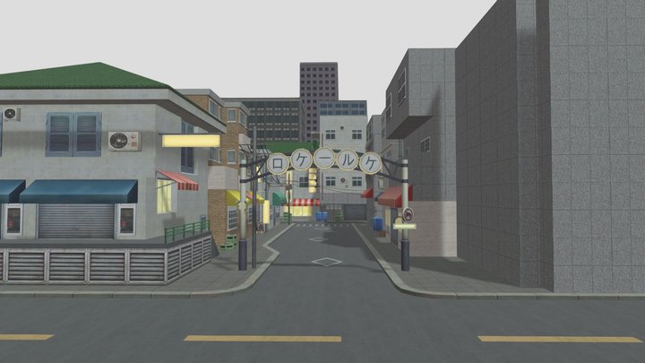 Free Fire Cobra Town 3D Model