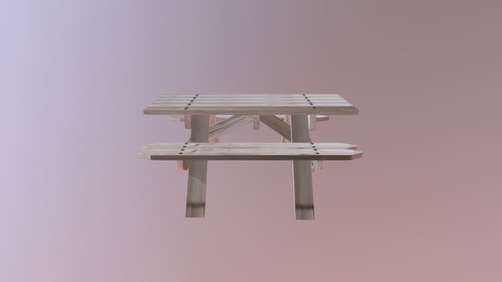 Picnic_Table 3D Model