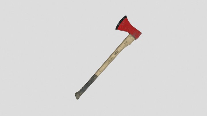 Fire Axe 3D Model