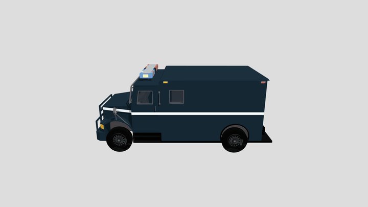 SWAT Truck 3D Model