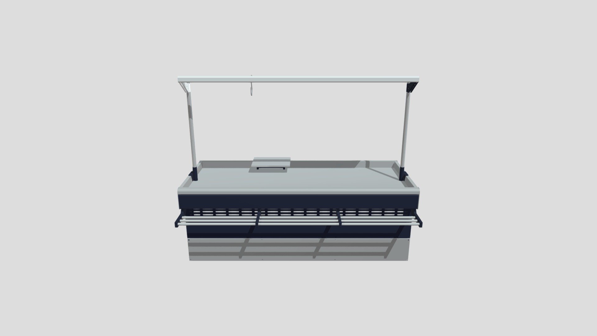 Стол охлаждаемый Lida S- 2,25 с боротм и опциями — Sketchfab embed 3D viewer