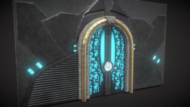 Secret Gate 3D Model