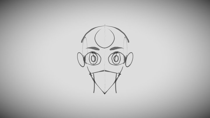 Hollow Head 3D Model