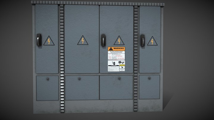 Box Electricity Metallic - 18MB – Gratis 3D-model STL