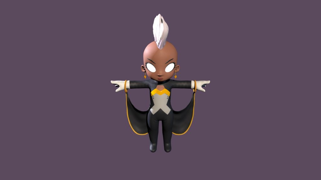 Chibi Storm - 3D model by Eloy Van de Kleut (@eloyvandekleut) [190bfe8 ...