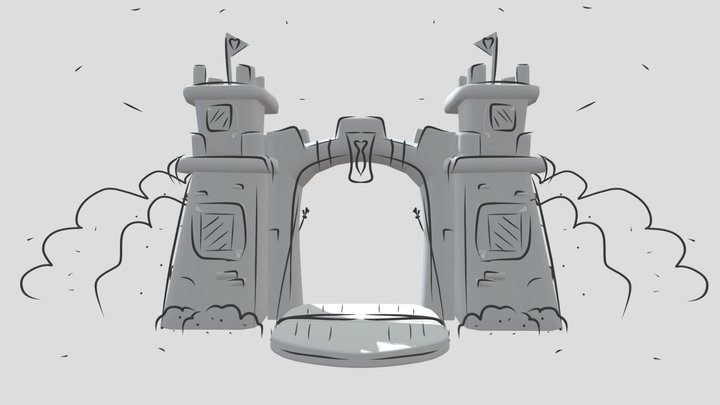 Castle 3D Model