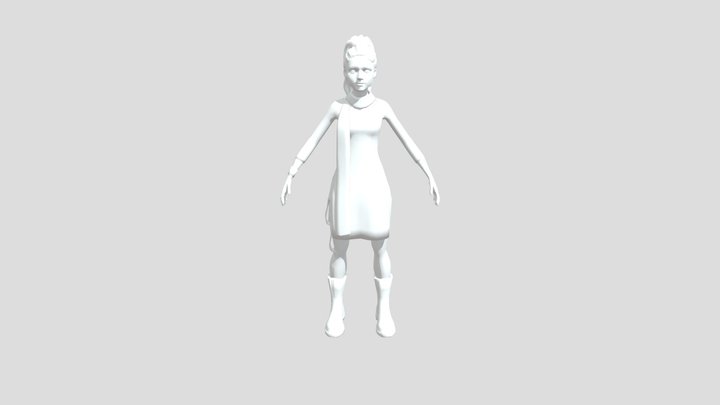 Hip Hop Dancing 3D Model