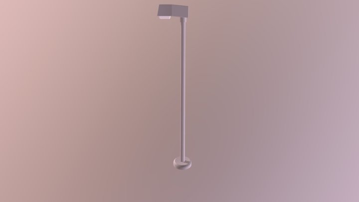 Street Post 3D Model