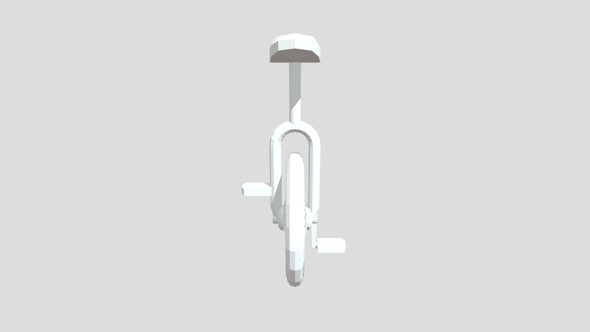 Unicycle from Poly by Google — Sketchfab embed 3D viewer