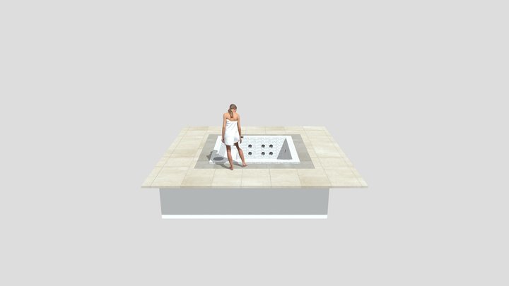 770 - IN GROUND - ALL TILE - CALCUTTA MATTE 3D Model