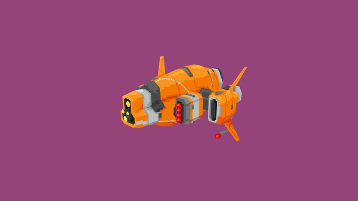 Sentinel Corvette 3D Model