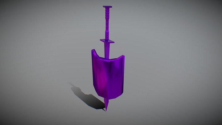 Sword and Shield 3D Model