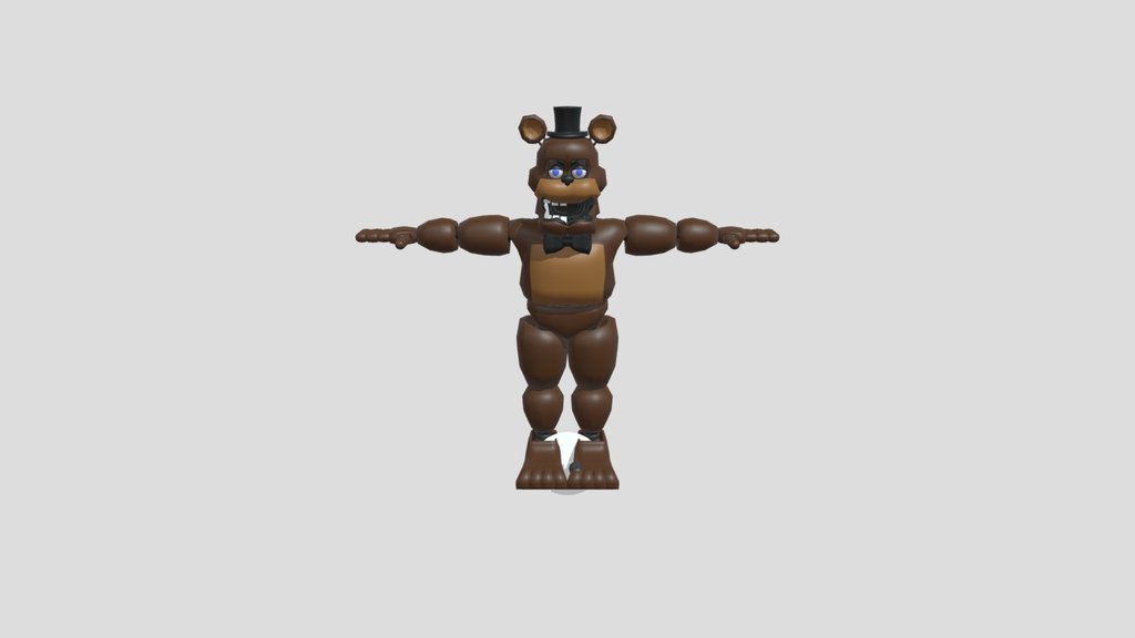 Unnightmare+ Freddy [CONVERTED TO GLB]
