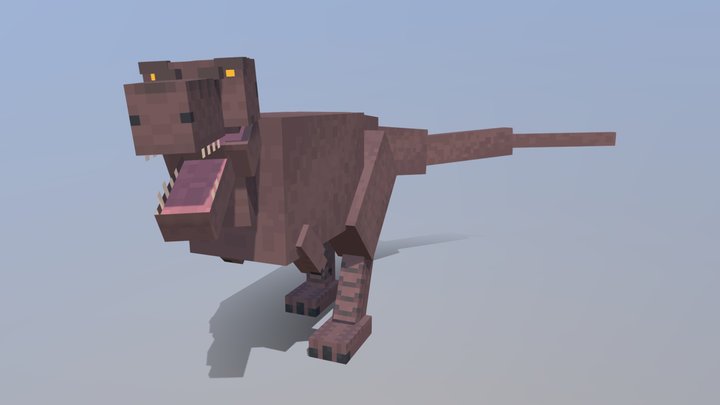 Tyrannosaurus Rex (Minecraft Blockbench) 3D Model