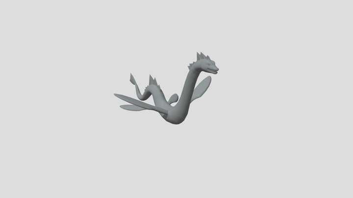 Sea Monster 3D Model
