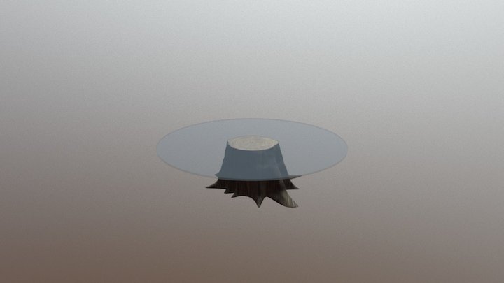 Stump Coffee Table V1 3D Model