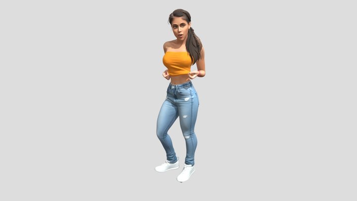 AI_ Sunlit_ Orange_ Crop – Modello 3D gratuito STL