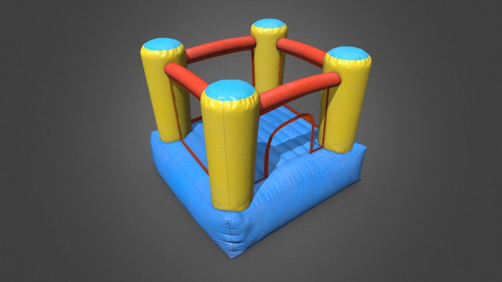 Playground Bouncing Castle 3D Model