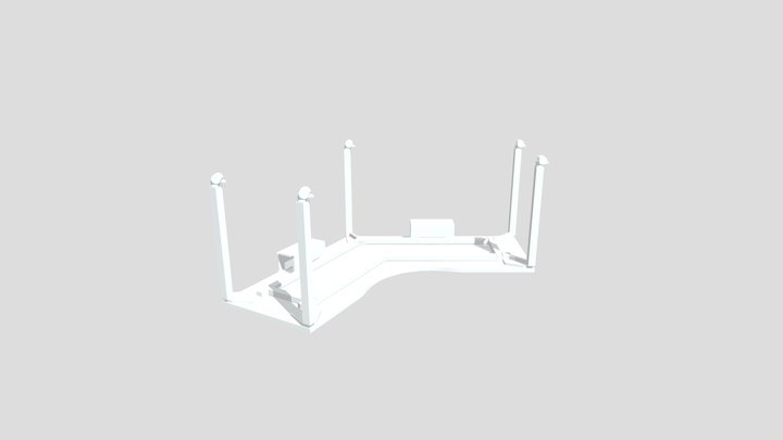 Curving Table 3D Model