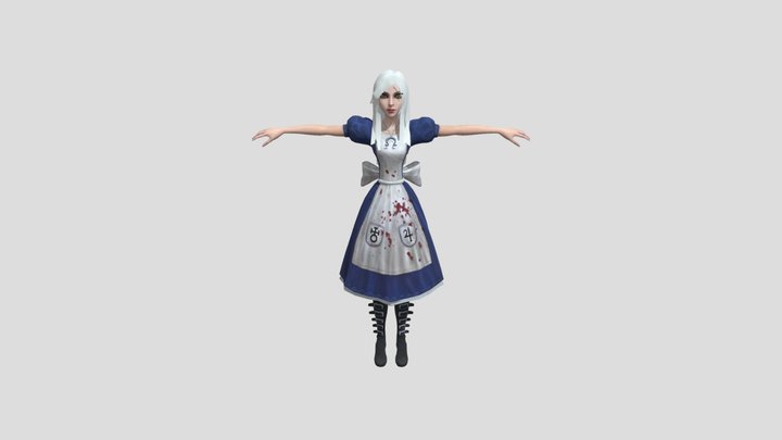 Alice Madness Returns - Alice 3D Model
