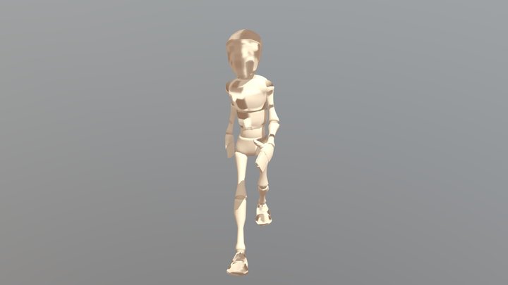 Walkcycle 3D Model