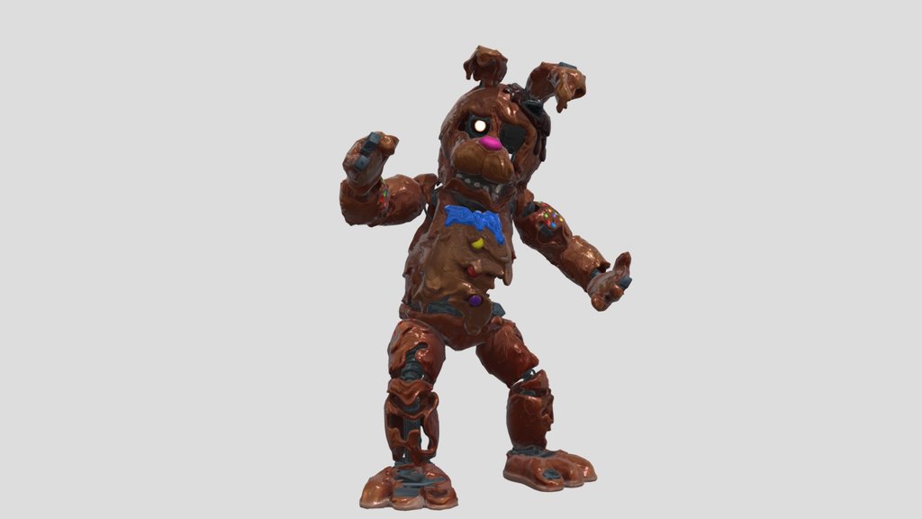 Melted Chocolate Bonnie But Bonnie Animations A 3d Model Collection By Orangesauceu Sketchfab