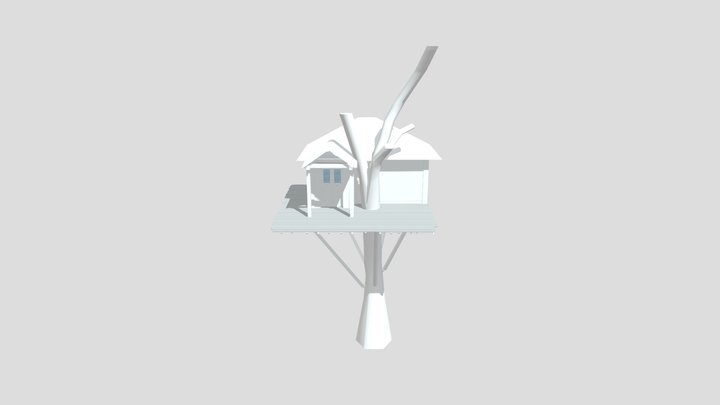 Forest Loner Treehouse model 3D Model