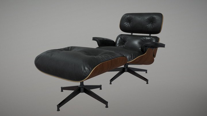 Eames Lounge Chair 3D Model